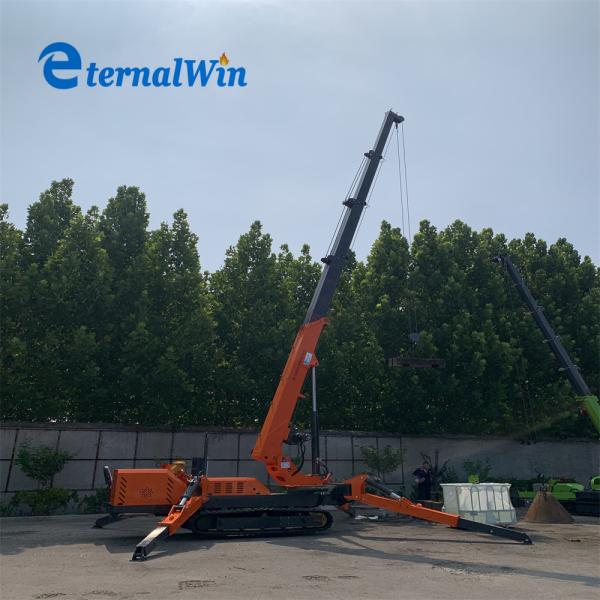 Capacité de levage 3 tonnes Grue araignée sur chenilles Poids en service 2,8 tonnes Rayon de travail maximal 11 m