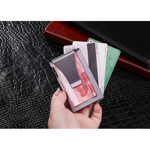 Бумажник зажима наличных денег владельца карточки бумажника SGS моды многофункциональный алюминиевый