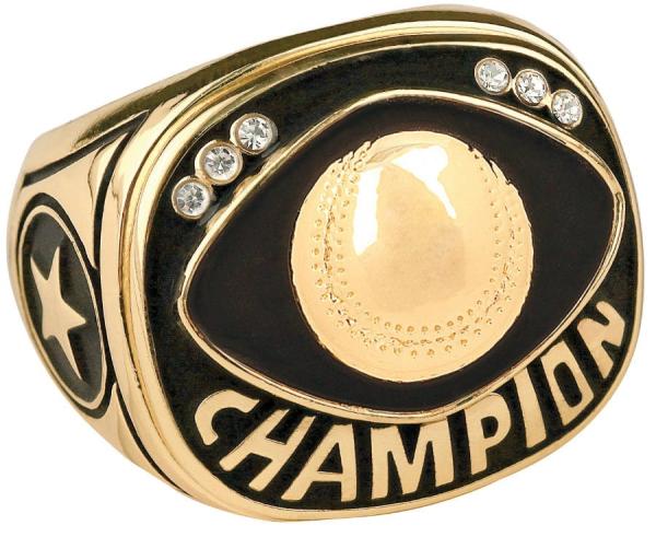 Custom Youth Baseball Tournament Rings for Elegant Kids as Awards