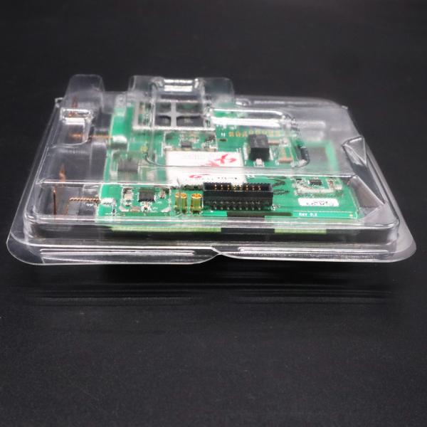 Plateaux d'emballage à vide jetables Plateau électronique transparent en plastique PET