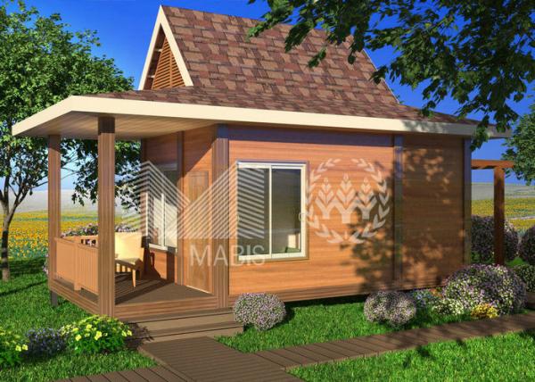 Casas de campo feitas prontas da estrutura de painel do sanduíche, casas pré-fabricadas da armação de aço