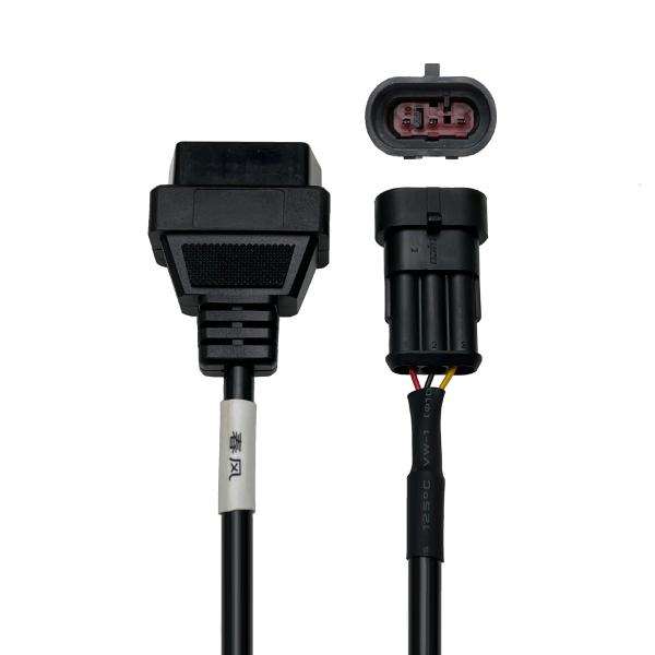 Engine Analyzer Motorcycle 3PIN To 16PIN OBD2 Adapter Compatible With SYM Motorbike