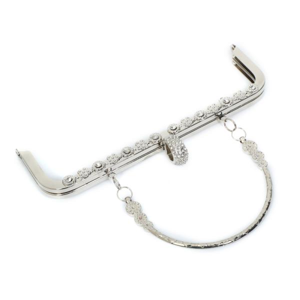 Rustproof замок 20.5*5.5cm фермуара поцелуя рамки портмона прямоугольника металла