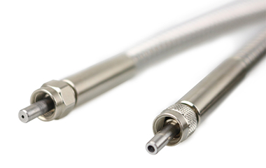 multimode fiber optic patch cables step index SMA905-SMA905 furcation tubing custom patch cables