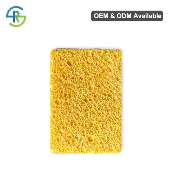 Natural Wood Pulp Sponge Highly Absorbent Household Eco Friendly Washing Sponge