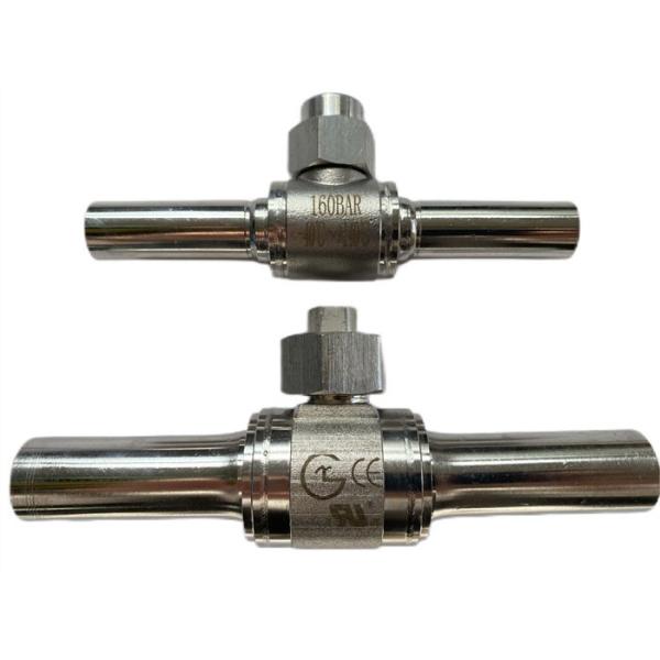 -40℃～+140℃ Co2 Ball Valve Full Stainless Steel For High Pressure Applications