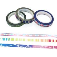 La Chine programmable colorée concevoir la boîte en fonction du client de bande paerforée imperméable de Washi réglée en vrac