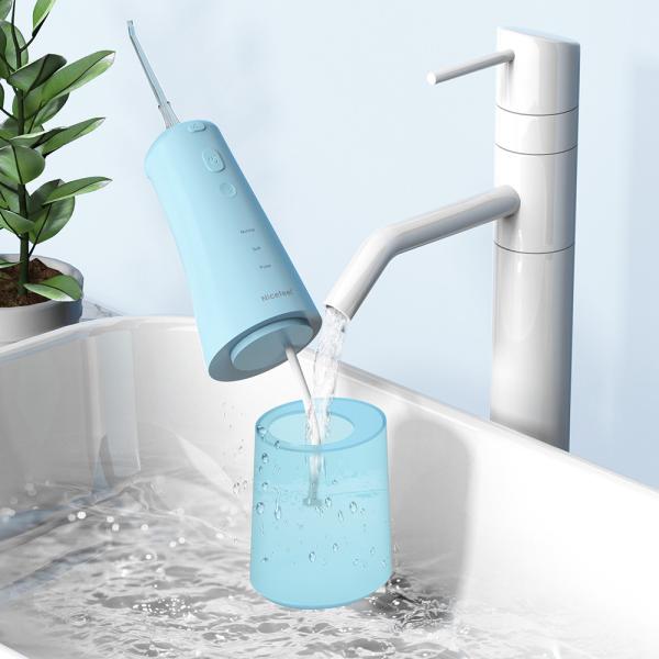 Electric Jet Cordless Water Flosser , 300ml Water Jet Dental Flosser