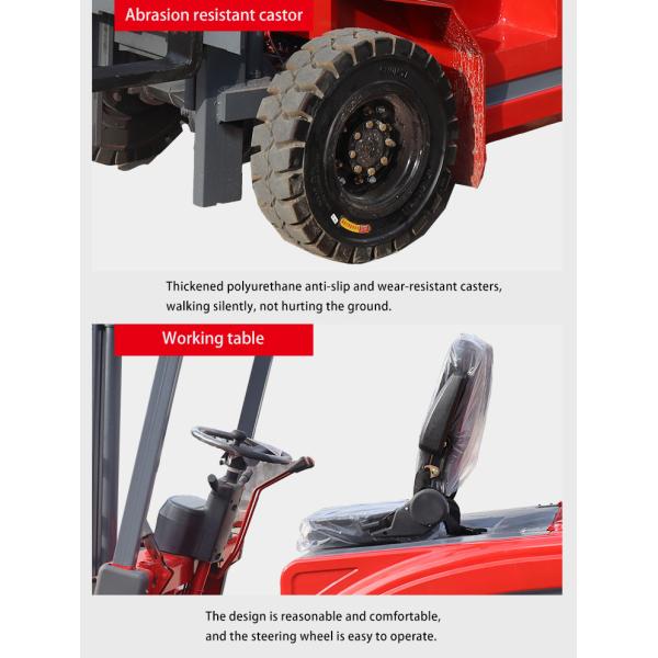 2.5 Ton Electric Forklift With 48V Battery 5m Max Lifting Height And 2.5m Turning Radius