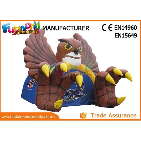 Большой раздувной шатер партии, прочный покрытый Пвк тоннель орла футбола нейлон