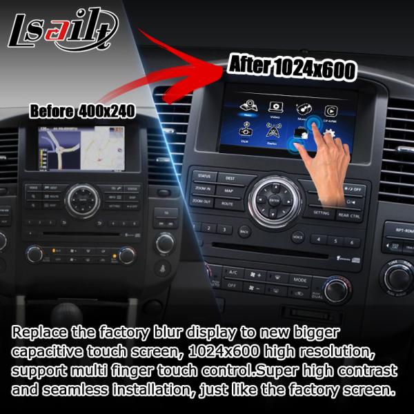 Обновление сенсорного экрана HD с несколькими пальцами для Nissan Pathfinder R51 carplay android auto