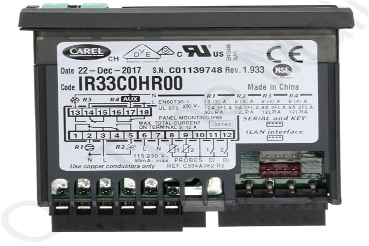 Регулятор температуры Carel Pid датчика CCC PTC PJEZS0H000