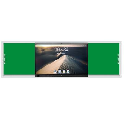 86 quadro-negro gravável esperto inteligente da interconexão 350cd/m2 do diodo emissor de luz Android 9,0 do 4000:1 da placa do verde do quadro-negro