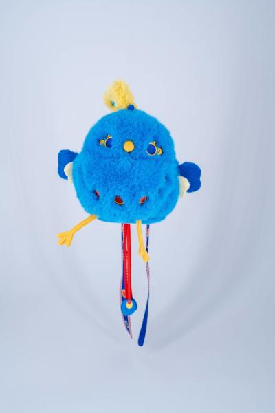 Custom Size Cute Stuffed Animals Museum Co Creation Kingfisher Phoenix Plush Toys