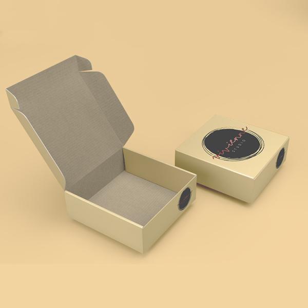 Recycled Full Color Printed Boxes Corrugated Carton Boxes For Dress Cloth And Shoes