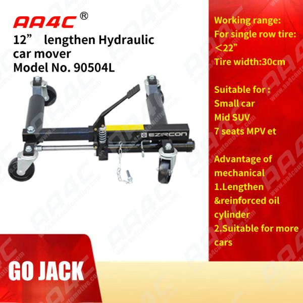 12 дюйма гидравлического автомобиля идут корабль тележки колеса автомобиля тележки автомобиля Джек двигая располагая тележку колес Джек 4