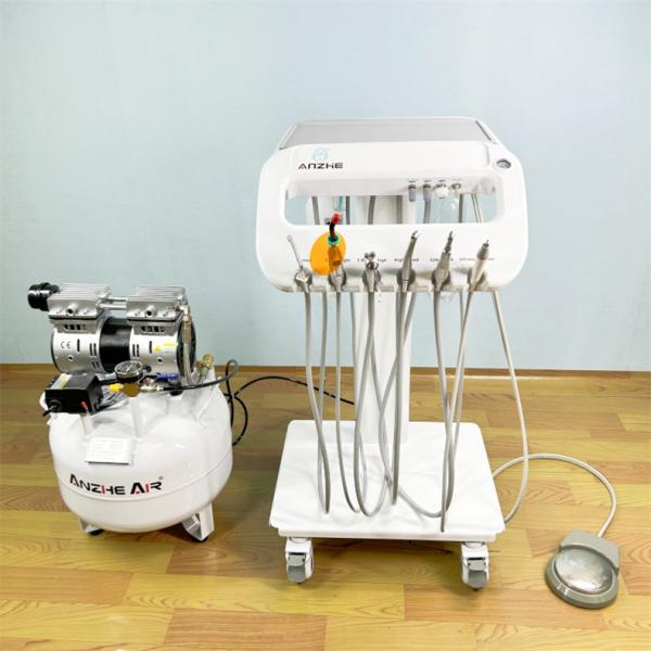 70L/Min Copper Motor Medical Silent Air Compressor 32L Dental Compressor Use For One Dental Chair
