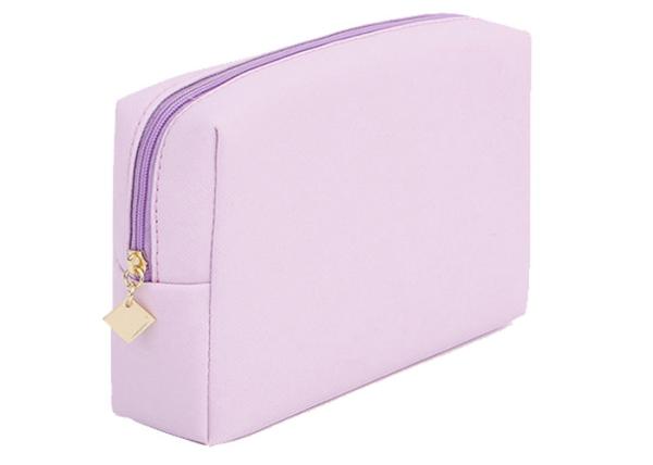 Multiple Colors Cosmetic Bag Organizer PU Portable Makeup Bag With Zipper