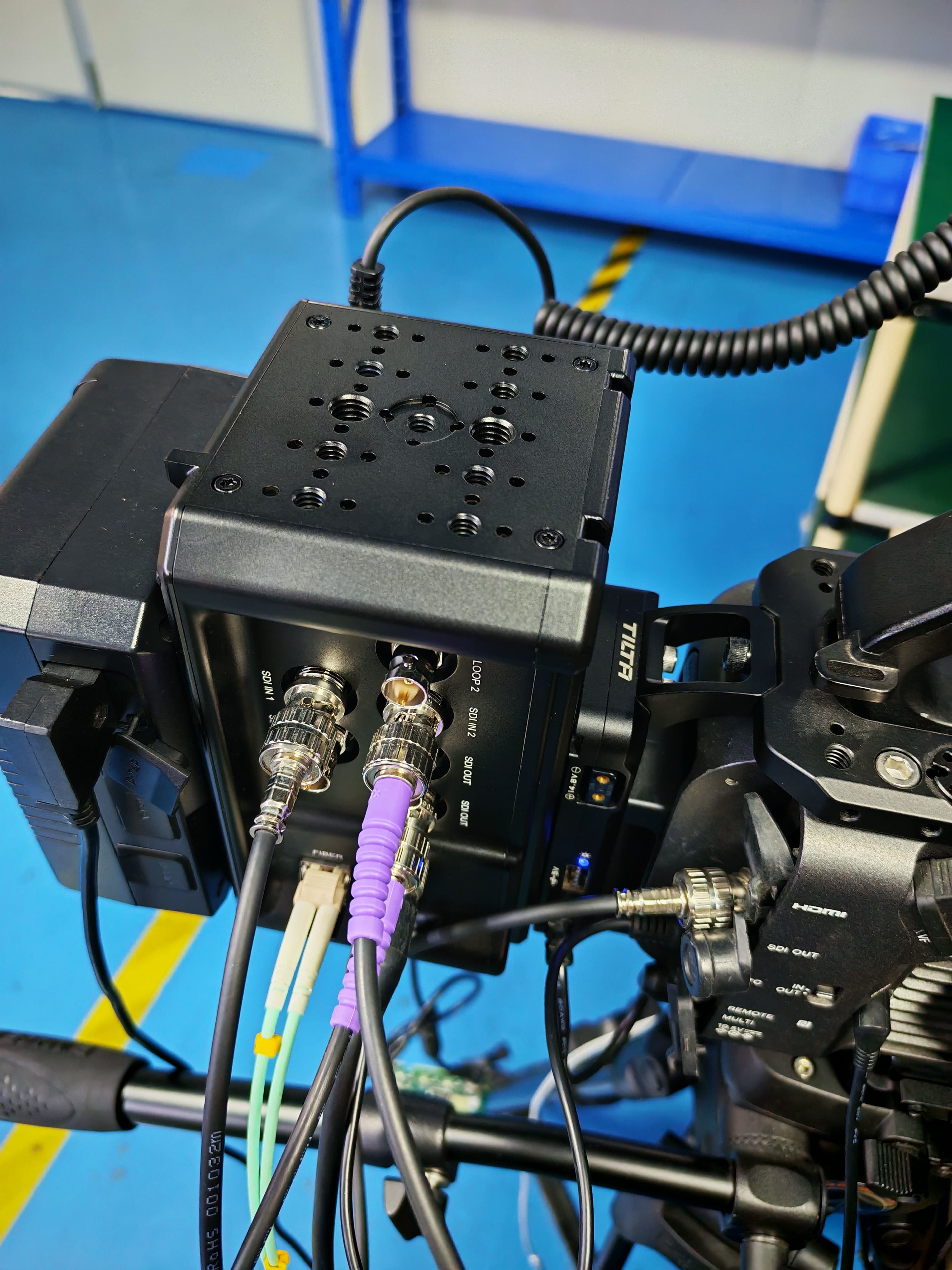 2x Bidirectional 12G SDI Video With Lanc Remote, 8-Pin Remote, Vmount Fiber Converter