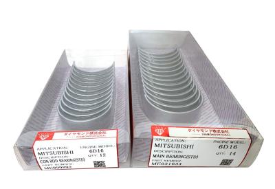 ME031634 ME999892 Main Bearing Con Rod Bearing MITSUBISHI Engine Parts For D6BT 6D16T