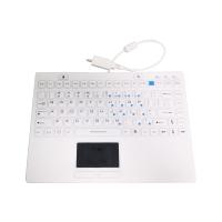 IP68 teclado de silicone industrial médico lavável limpável infeccioso antimicrobiano com touchpad
