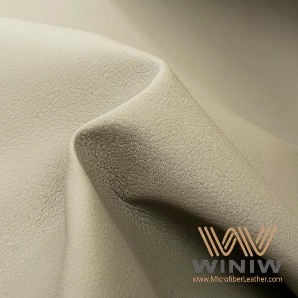 Fashion PU Synthetic Leather Fabric Microfiber Embossed For Automotive Interior