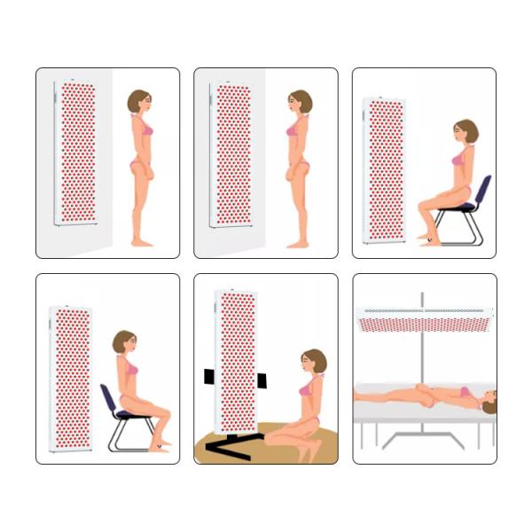 Домашнее оборудование заботы кожи красоты болей в мышцах терапией красного света 1500W
