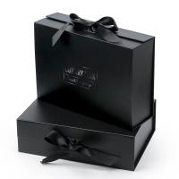 Printable Glossy Magnetic Gift Boxes Magnetic Ribbon Gift Box Customized