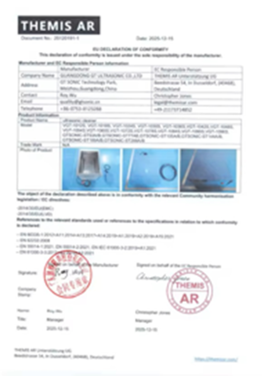 Foshan Fenghua Furniture Co., Ltd. Certifications