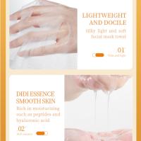 Blanchiment de l'extrait olive d'usine de l'escargot VC de lait organique de masque protecteur hydratant le masque facial pour la feuille