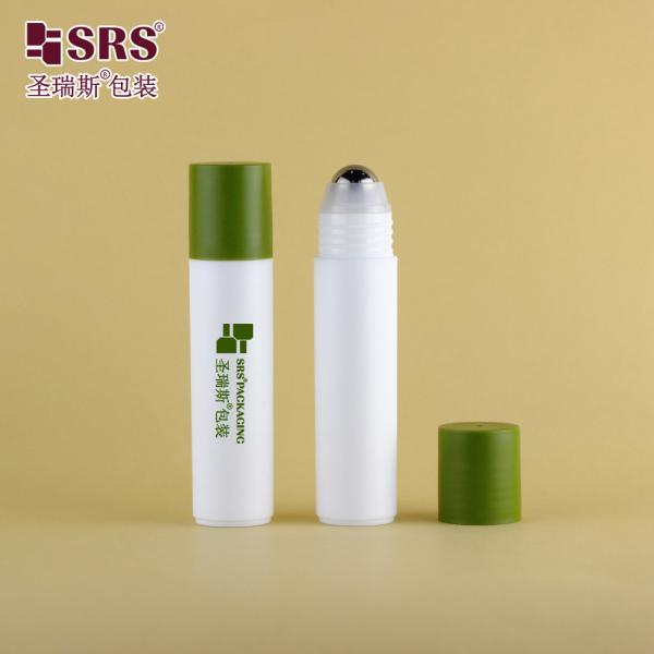 15mm Essential Oil  plastic  Roller Ball Bottle with Gold Cap 304 Stainless Steel Ball for Smooth and Precise Application