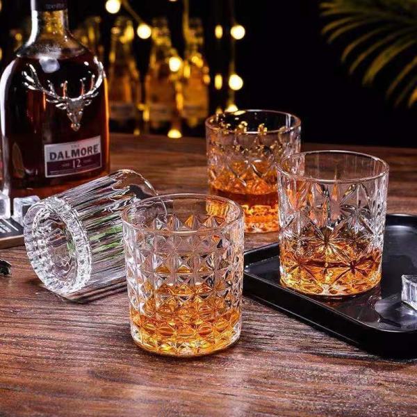 300ml Capacity Whiskey Tequila Cup with Max Diamond Glassware and Exquisite Tumbler