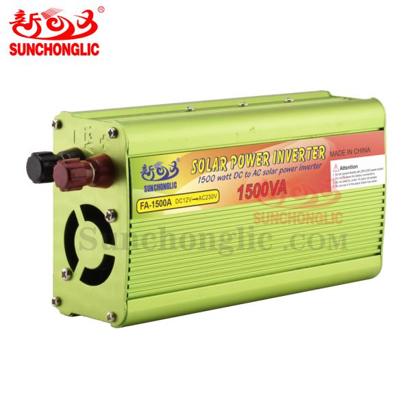 FA-1500A 1500VA Modified Sine Wave Power Inverter with Reverse Protection and USB Port for Home and Solar Use