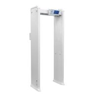 400 Series 18 Zones Touch Screen Walk-through Metal Detector with Infrared Human Body Temperature Measurement