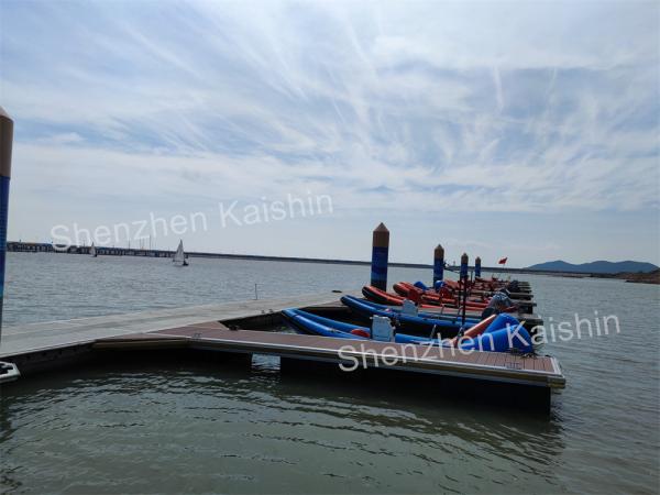HDPE Floats Aluminum Floating Dock Gangway Marine Floating Platform