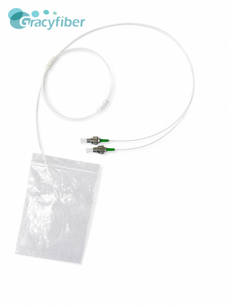 Custom Single Mode Fiber Pigtail | 0° AR Coated Capillary to FC-APC | SMF-28e 0.9mm White Tube with Number Marker | Gracyfiber