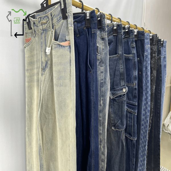 Good Condition Second Hand Jeans Pants Winter Autumn Summer 2nd Hand Jeans
