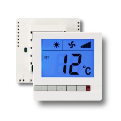 termostato bonde da sala de Digitas da velocidade 230V 3 para a cor do branco das unidades da bobina do fã