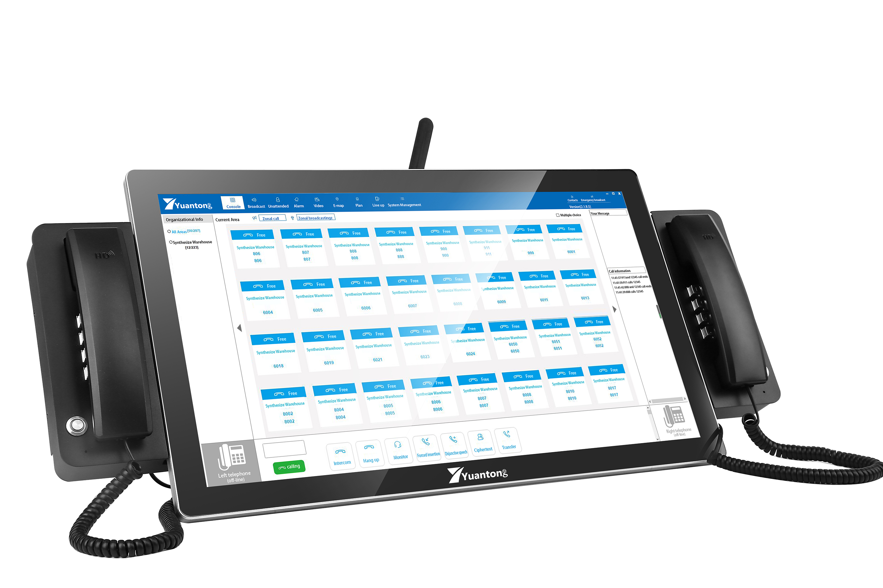 Управление телефоном телефонной системы IP Pbx ISO9001 и процесс связи