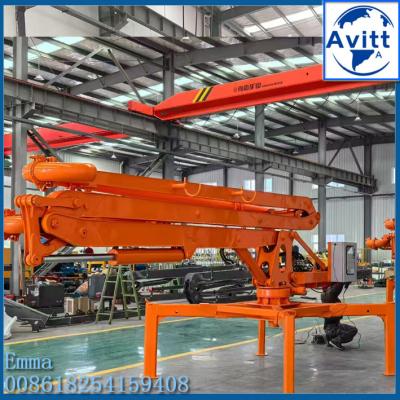 New Update HGY14 Concrete Placing Boom Reach 13.5m Straight Legs Base