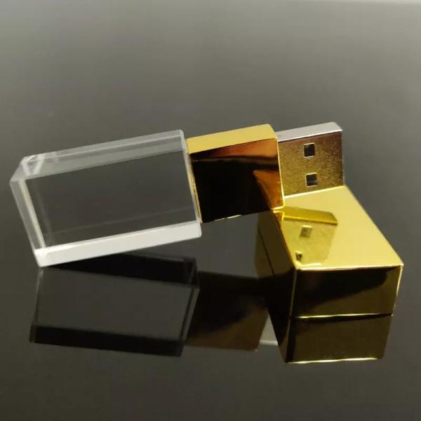 Fast Speed Glass Crystal USB Flash Drive 8 ГБ 16 ГБ 4 ГБ Прозрачный USB флеш диск
