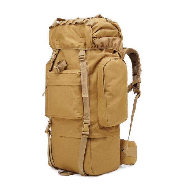 Big 65L Molle Hiking Internal Frame Backpacks with Rain Cover for Outdoor