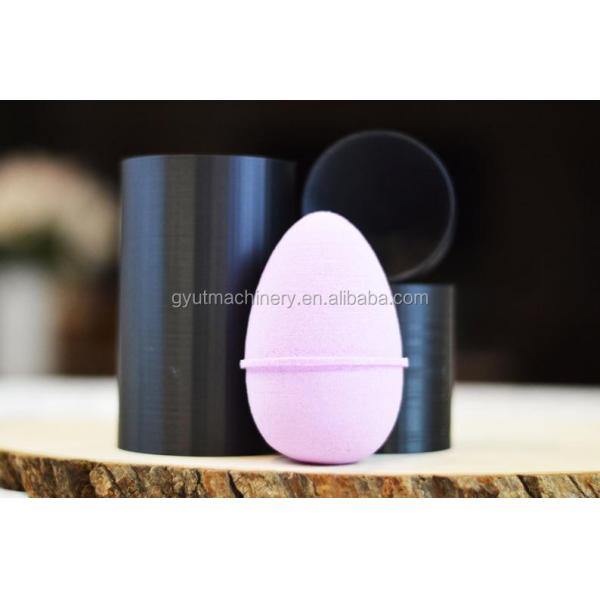 Máquina de prensa de bombas de baño duradera con rodillo de material Mn65 y 3 moldes intercambiables