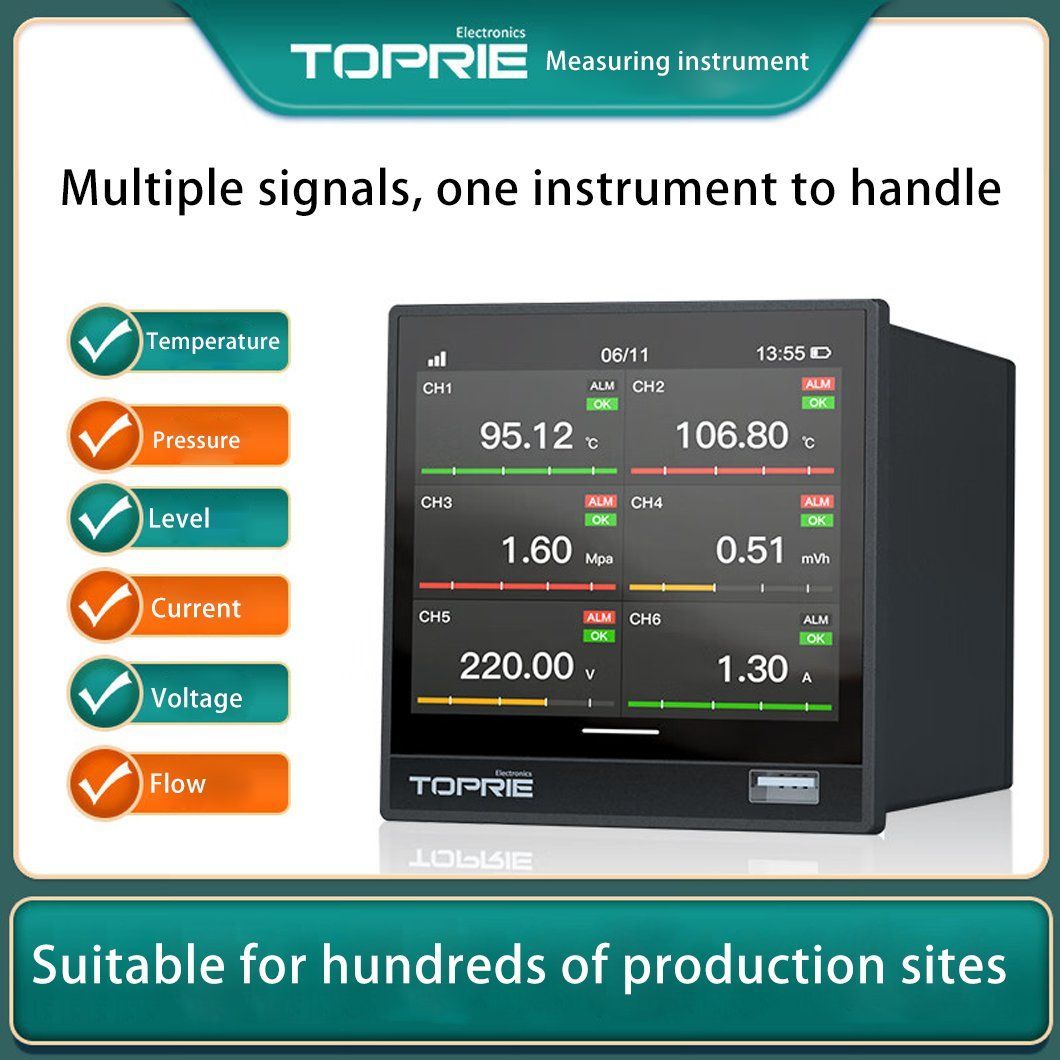 High Quality Industrial USB Data Logger Paperless Data Acquisition Recorder with 4G Ethernet & Temperature Analysis Software OEM 
