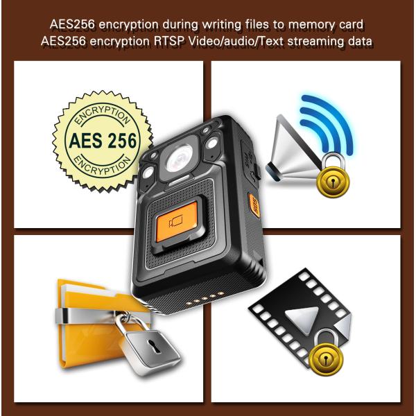 Ночное видение несенное телом камеры видео в реальном времени 4g Onvif Nvr 720p