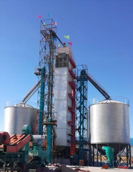 100-1000 T/D Corn Dryer Machine with Clean Hot Air Heating