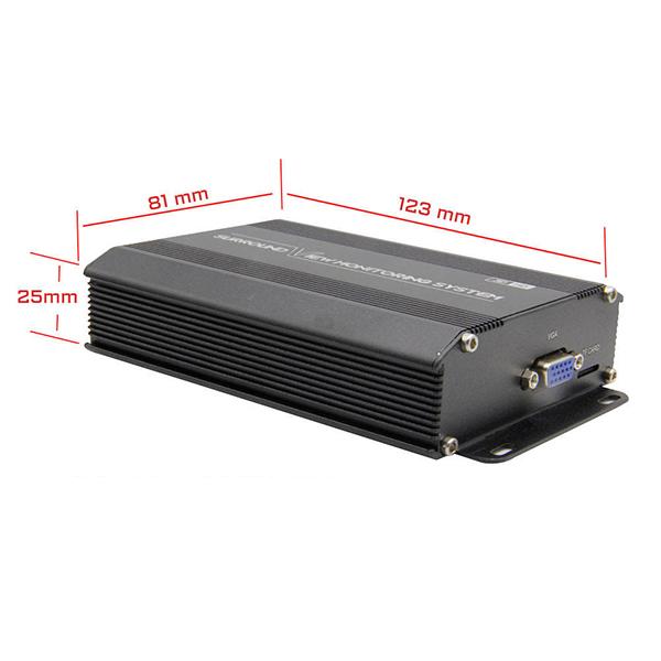 Sistema de cámara panorámica de visión envolvente AVM 360 con detección de punto ciego 4CH 1080P para camión y autobús