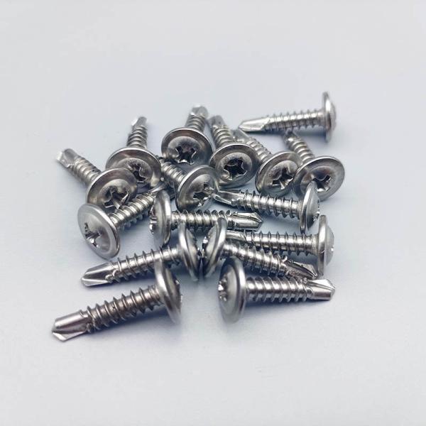 高強度SS410 またはSS304 ウェーファーヘッド 自律ドリリングスクリュー