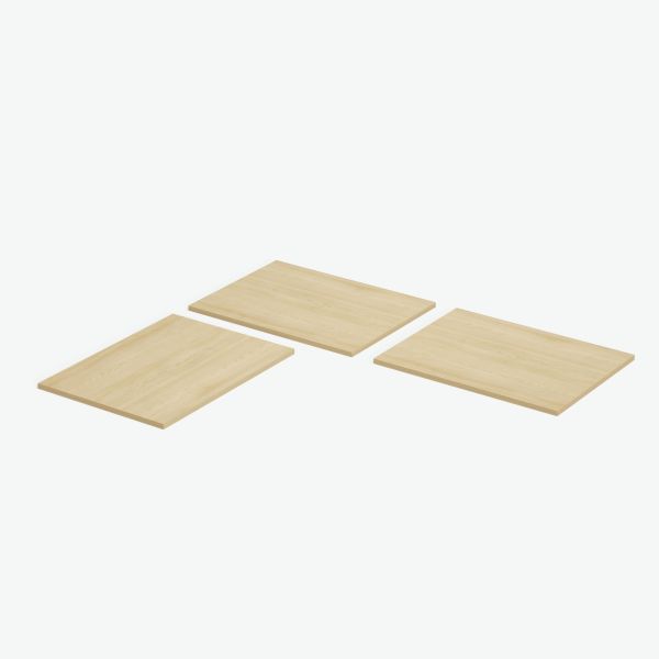 Plateau de bureau en chêne naturel de qualité supérieure pour bureau réglable en hauteur