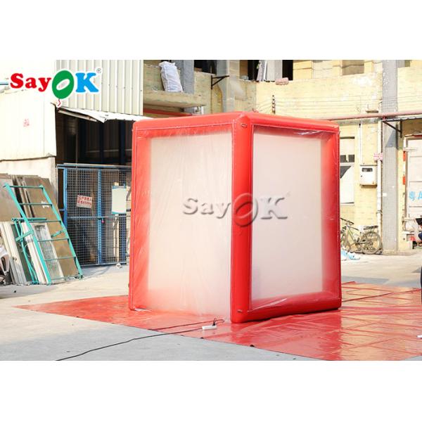 Шатер 2кс2кс2.5мХ доказательства огня на открытом воздухе красный раздувной медицинский или подгонянный